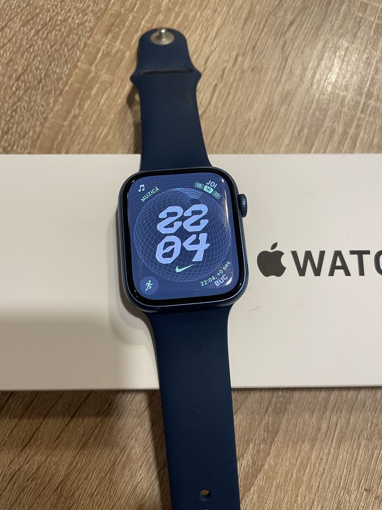 Apple watch seria 7 Cellular, capacitate baterie 91%