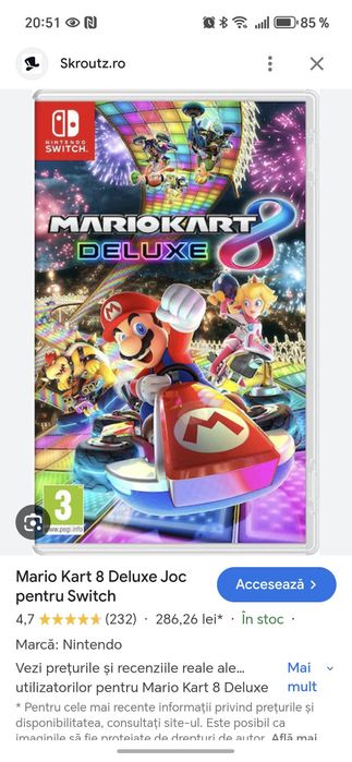 Vand Mario Kart deluxe