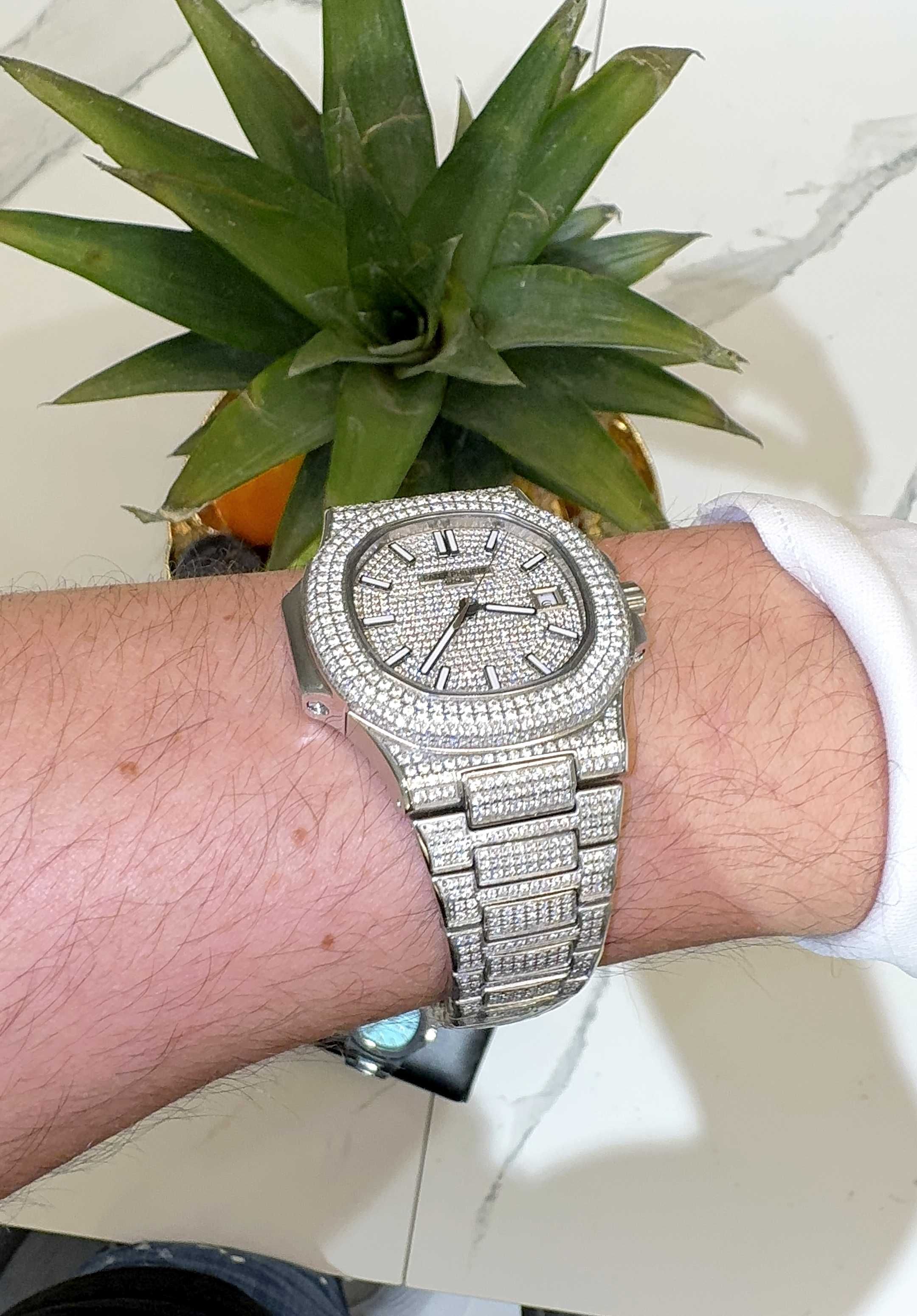 Мъжки Часовници icedout пълен диамант
