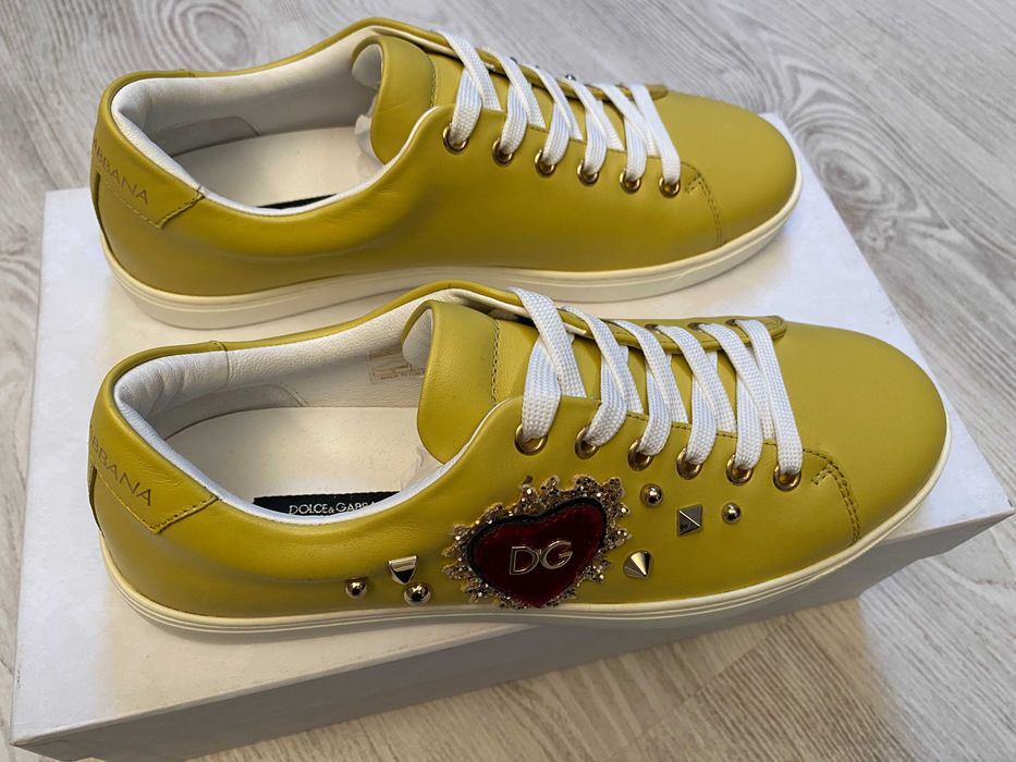 Dolce Gabbana sneakers 37-38 si 39 model nou full box, retail 595 euro