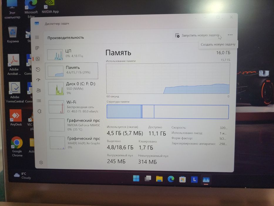 MSI Modern 14 i7 11-avlod