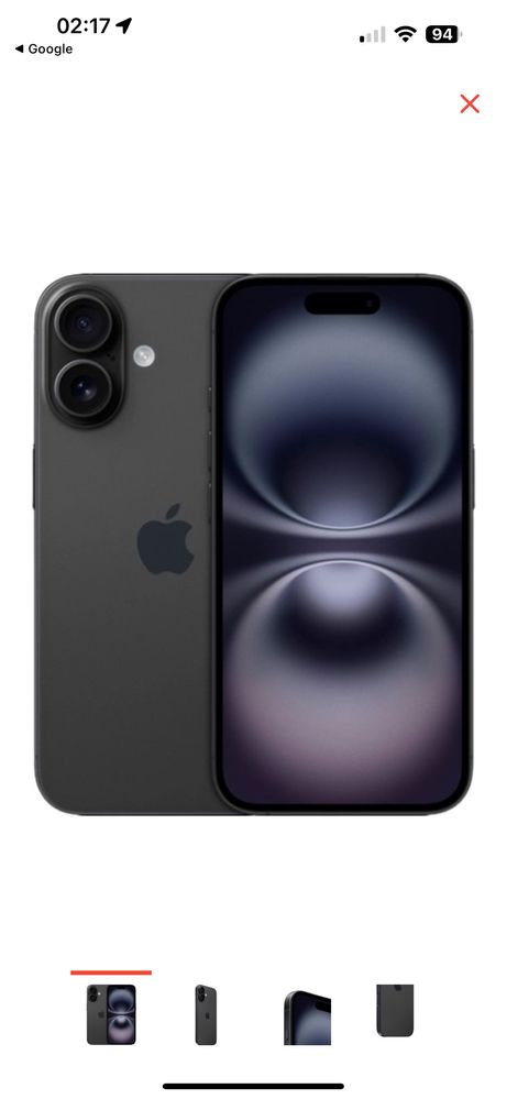 Iphone 16 plus black