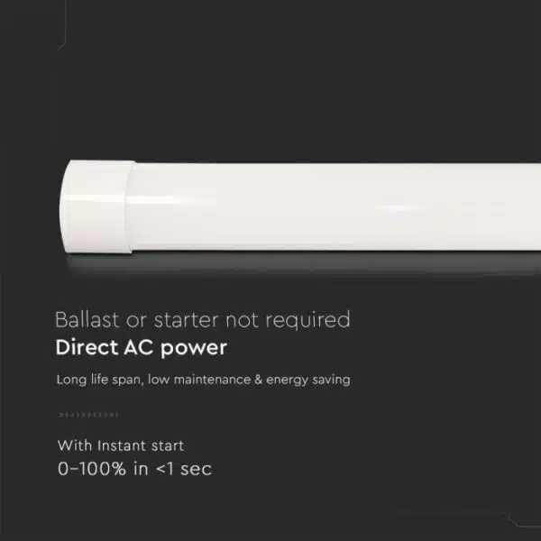 LED 40W 120см Линейно тяло за Открит Монтаж V-tac с вградени диоди 3г