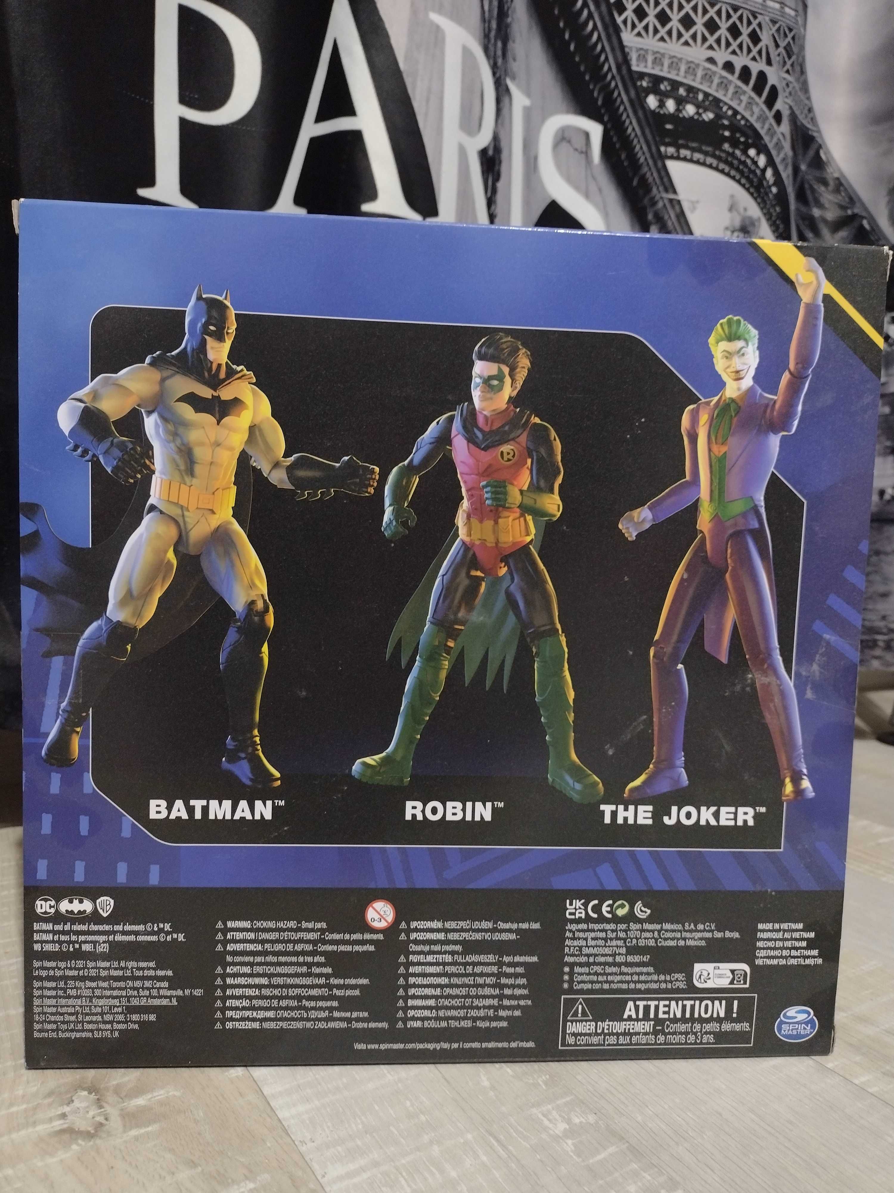 Set 3 figurine Batman, Robin si Joker, 30 cm - NOU SIGILAT