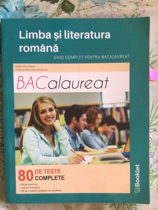 Culegere de bacalaureat pentru limba romana 2021