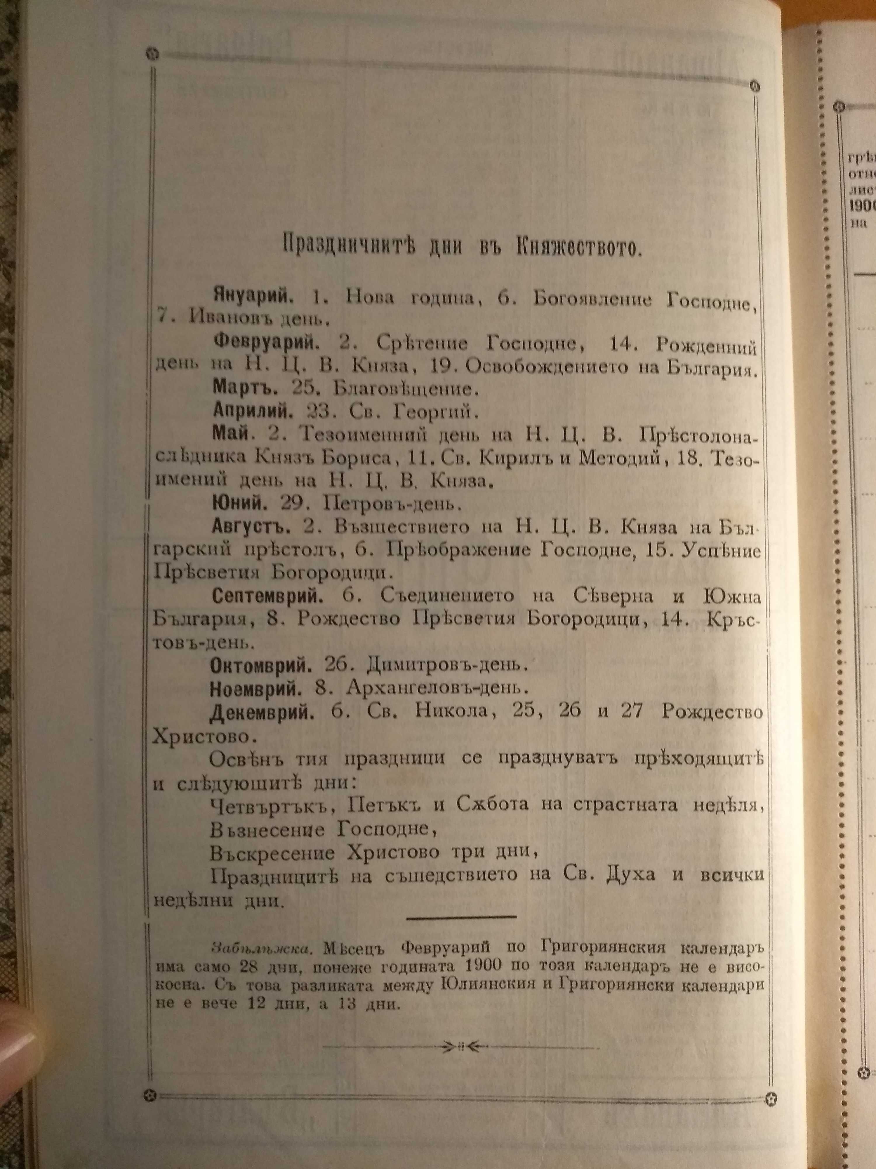 Алманах „България“, 1900г. Ред. Стоян Митев, 768 стр. Иван Говедаров и