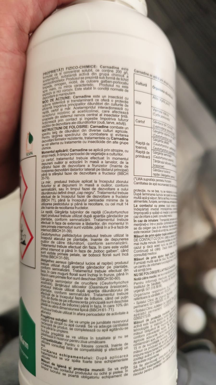 Vând insecticid răpit cartofi etc