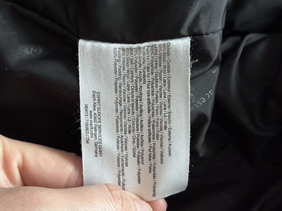 Jacheta lana si vascoza, marime L, marca EDC