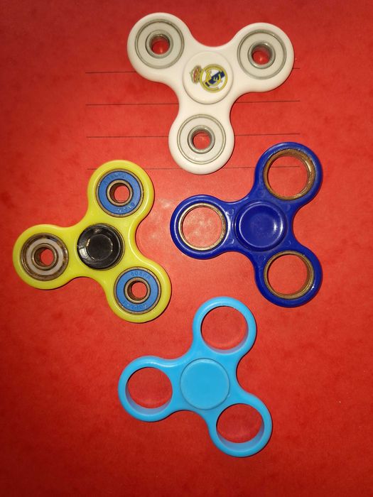 Jucarie - Fidget Spinner, Moses, Plastic/Metal, buc = 4