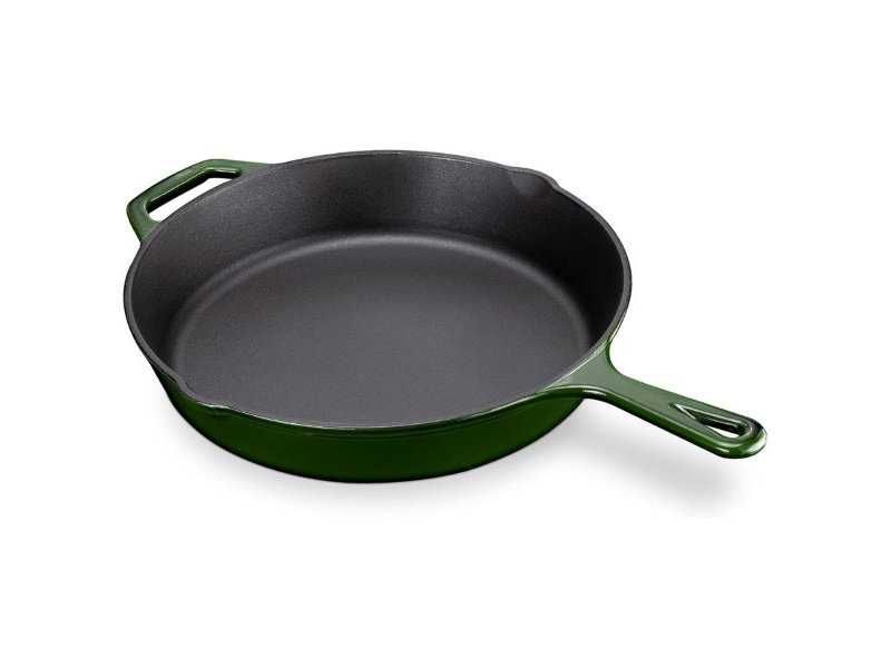 Чугунен Грил Тиган с Емайлирано Покритие Navaris, 30 см