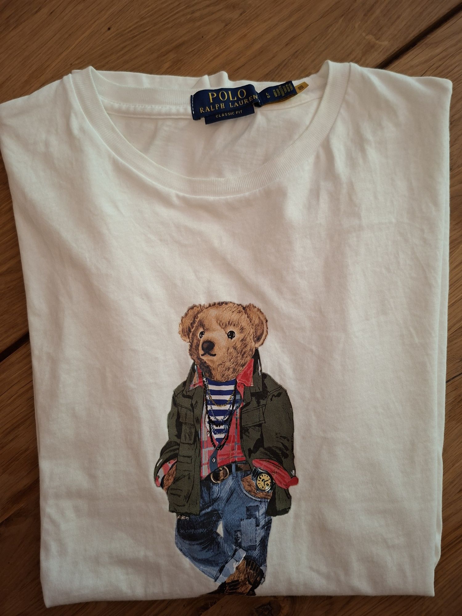 Polo Ralph Lauren Big & Tall Тениска в Мръсно Бяло