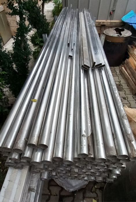 Алуминиеви тръби Ф 50, 3.65 дължина.