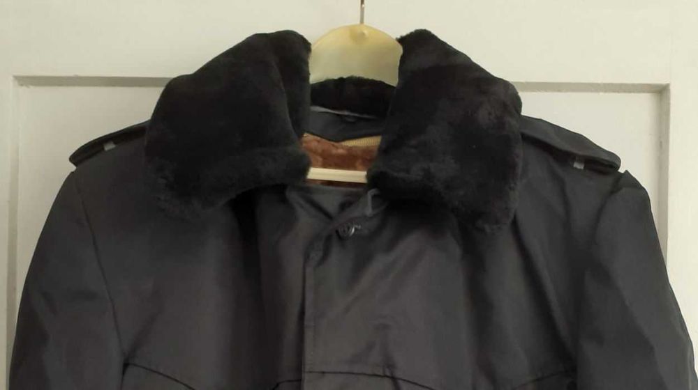 Кожух, шуба с кожа, зимна шуба с подплата размер M / L