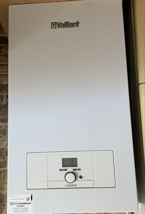 Продавам котел на ток Vailant Eloblock 9kw
