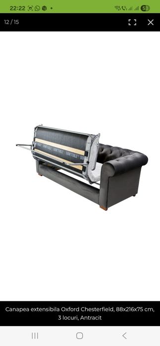 Canapea chesterfield