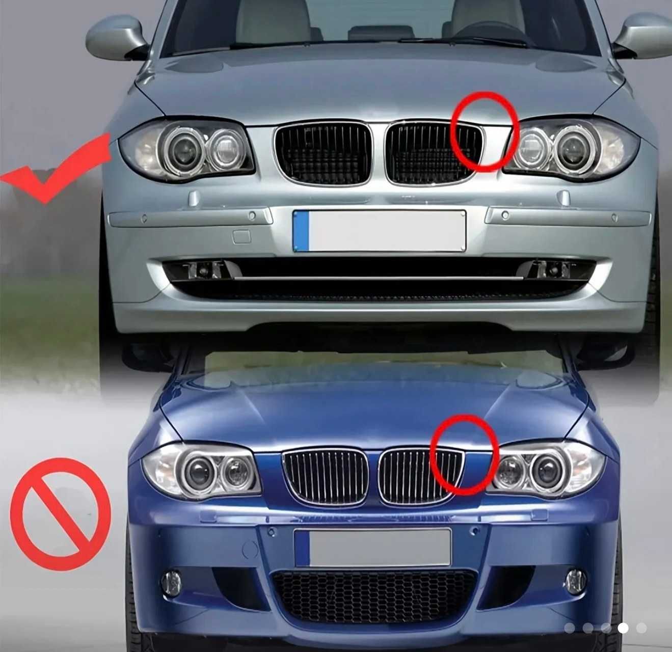 Нови Висококачествени двойни M1 бъбреци BMW E81 E82 E87 E87 pre face