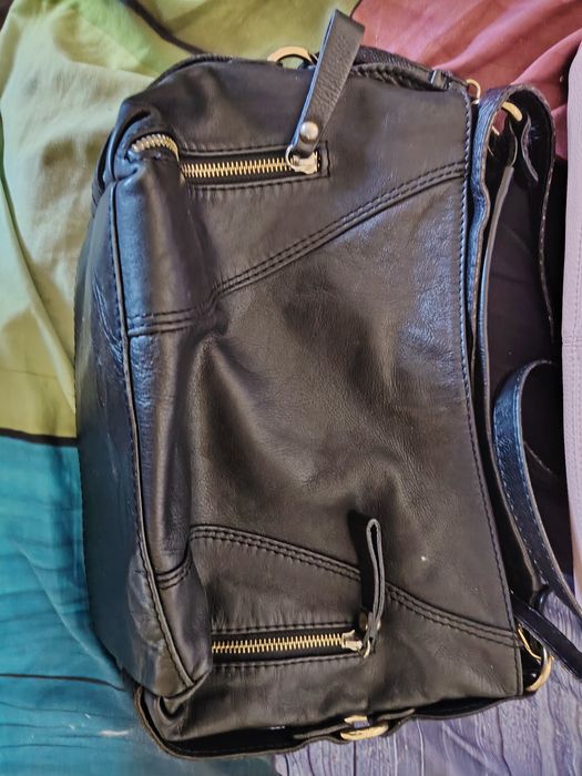 Genti dama din piele naturala