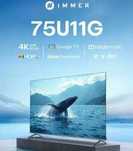 75"Телевизор Immer 75U11G UHD 4K Smart Google TV + bonus ?