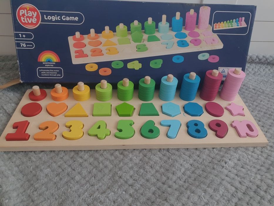 Joc educativ din lemn