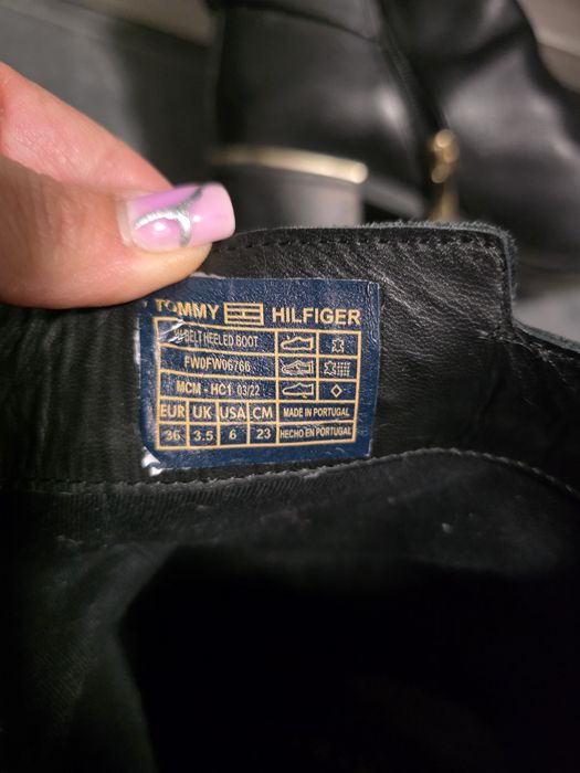 Боти Tommy Hilfiger Естествена кожа