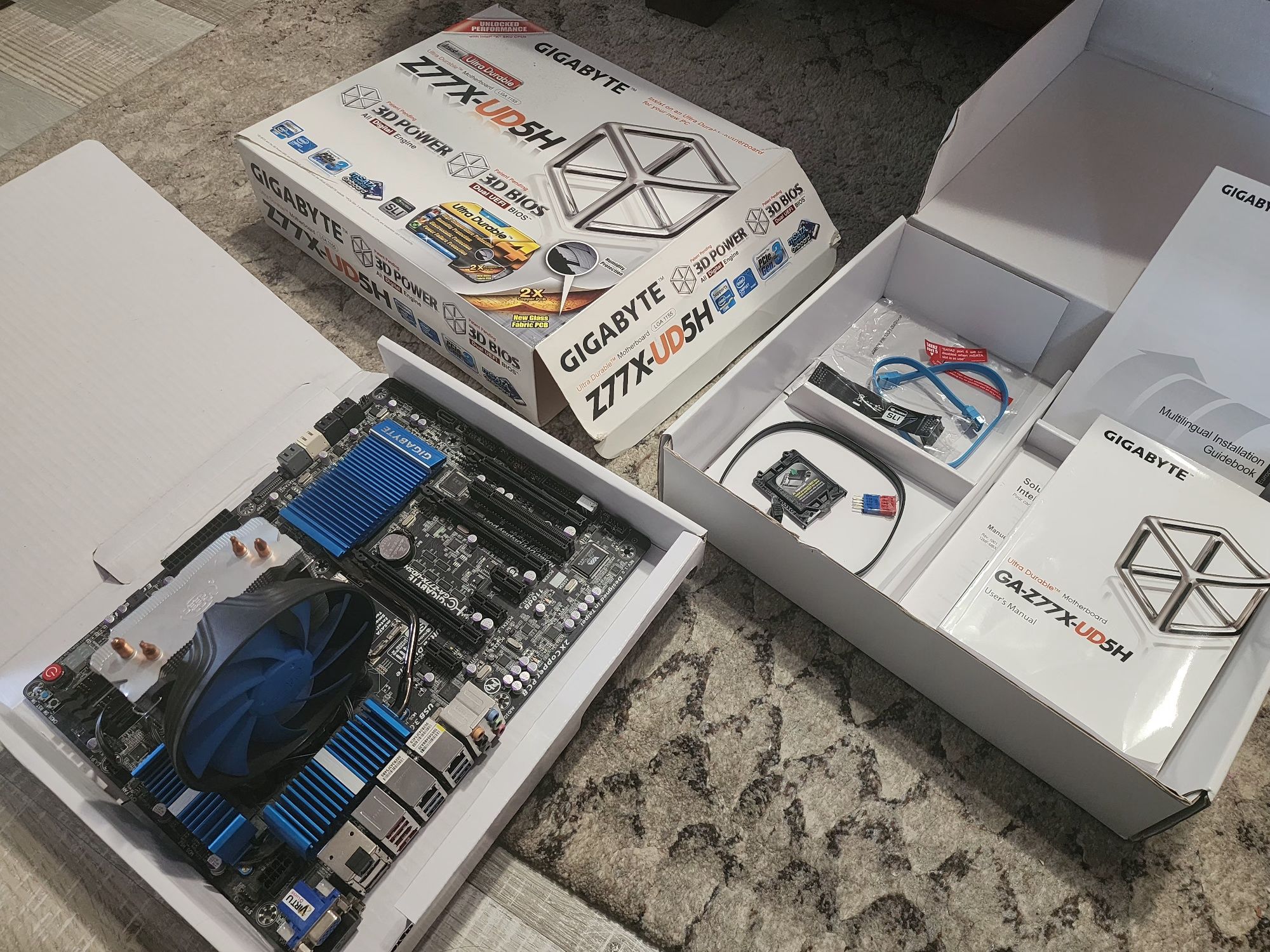 Дънна платка Gigabyte - 1155 + cpu + ram