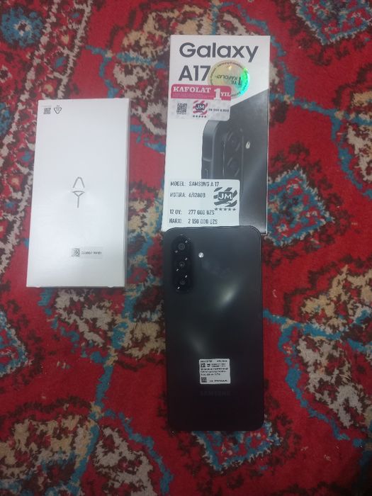 Samsung A17 6/128GB. poket ishlatilmagan Sim karta qòyilmagan