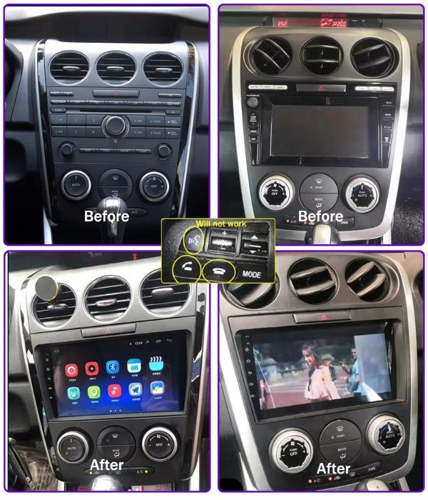 Navigatie Mazda CX 7 ( 2008-2015 ) Noua Garantie Camera Marsarier