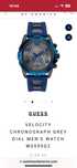 Vand ceas GUESS Velocity Chronograph Ggrey Dial  W0599G2