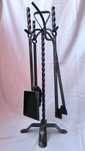 ustensile semineu accesorii gratar soba decor vintage fier forjat