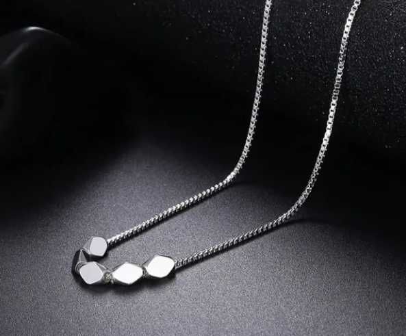 Комплект колие и обеци. Сребро 925. Ново.