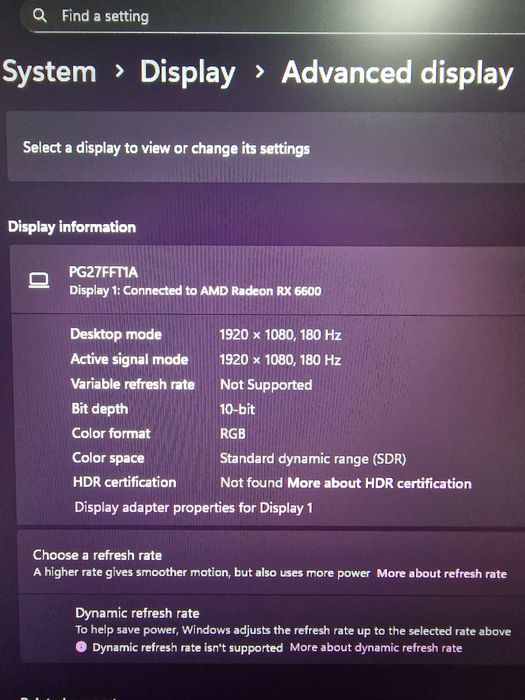 Vând monitor Gaming Phanton Gaming 180hz Asrock 27inch