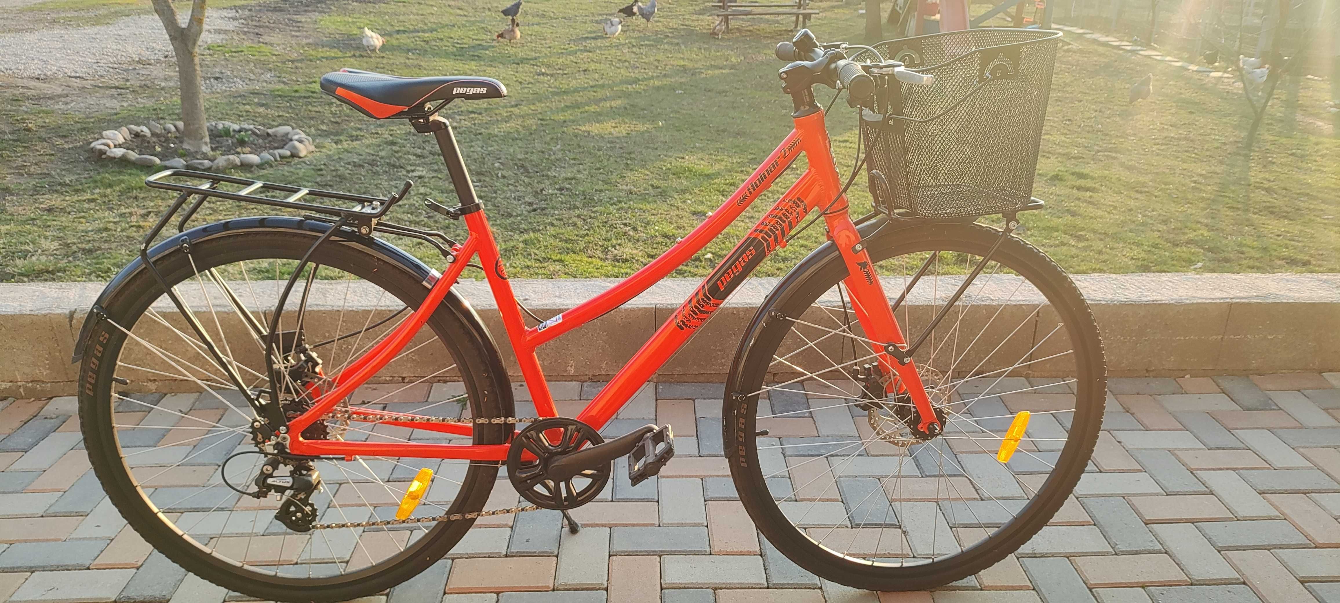 Bicicleta Pegas Hoinar portocaliu