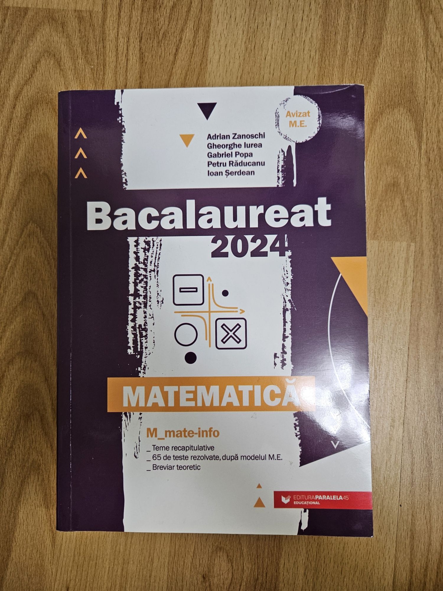 Carte bacalaureat matematica Paralela 45