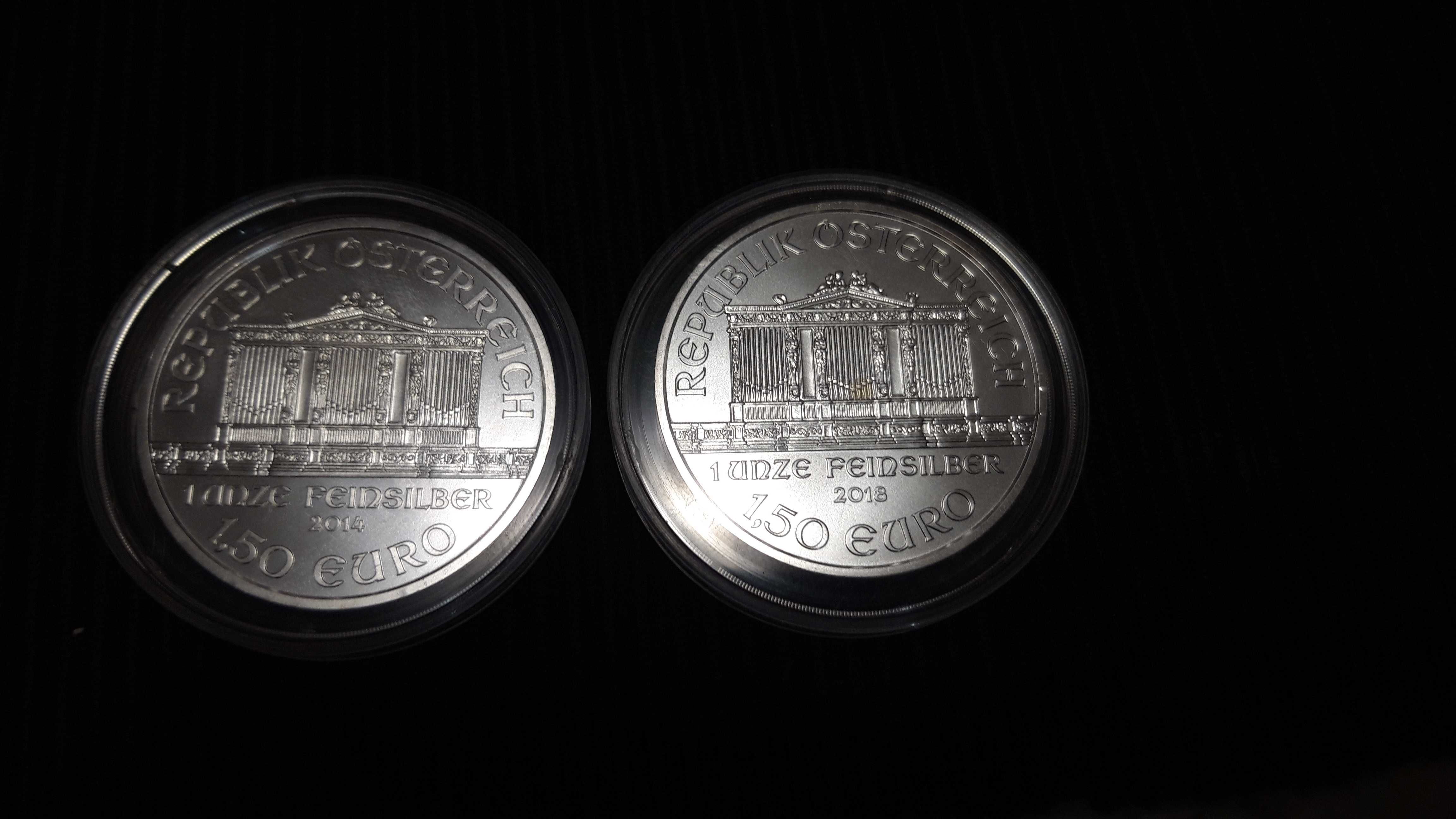 сребърна монета филхармония 2014