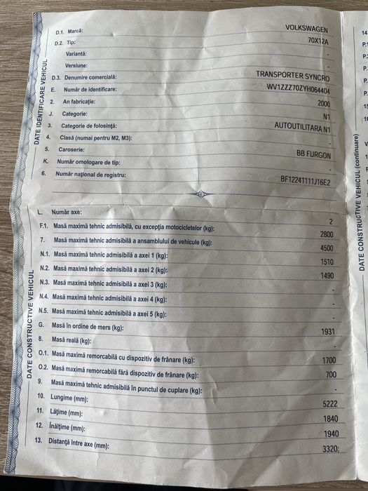 Vw T4 Syncro Camper 2.5