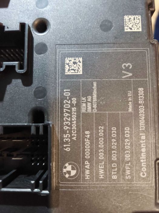 Modul  REM  Bmw F20 F21 F22 F30 F31 F32 F34 F36 cod 9329702