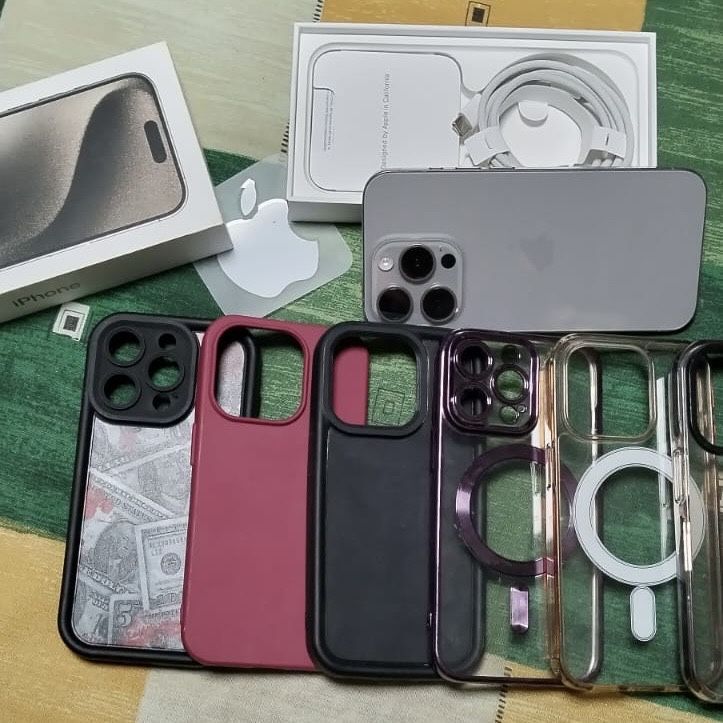 iphone 15 pro Natural Titanium [bej-gri]