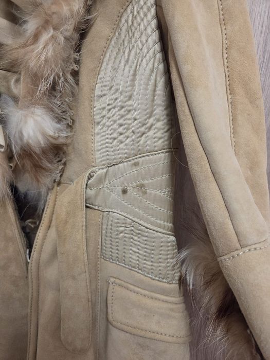 Cojoc blana si piele