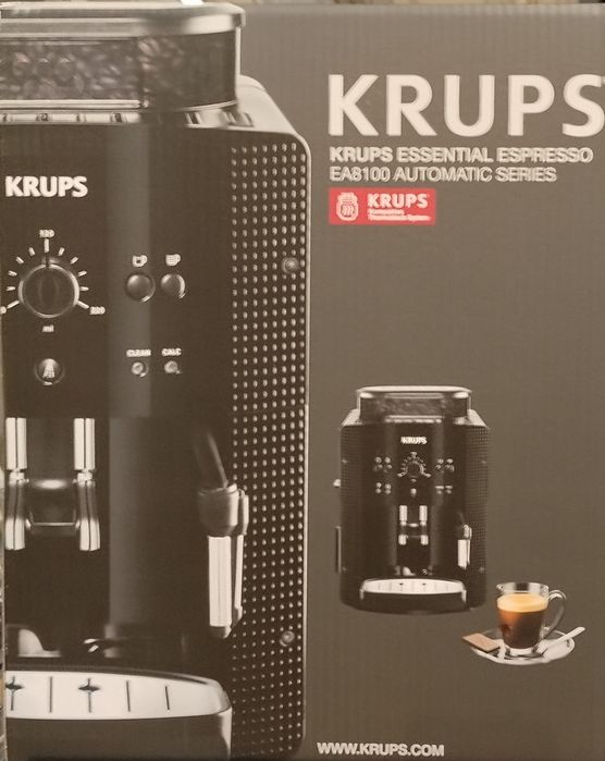 Aparat de cafea Krups - latte espresso - cafea boabe