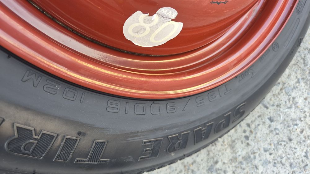 Резервна гума /ПАТЕРИЦА/ Сузуки 5/114.3 Suzuki SX4 ,Fiat Sedici 5x114.