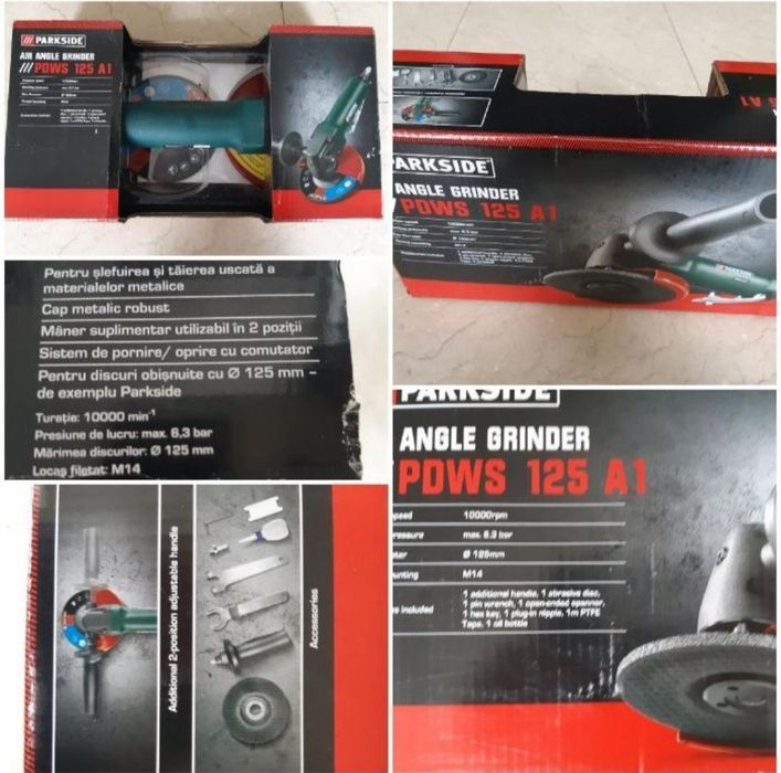 Flexde serviciu cu accesorii pentru tăiere uscată si șlefuire