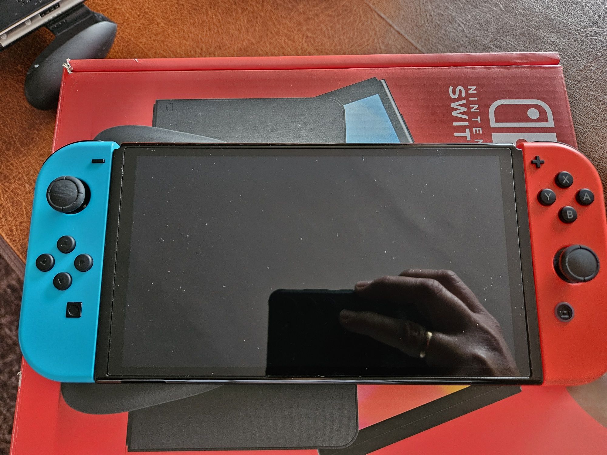 Конзола Nintendo Switch OLED (Neon Blue/ Red Joy - Con)