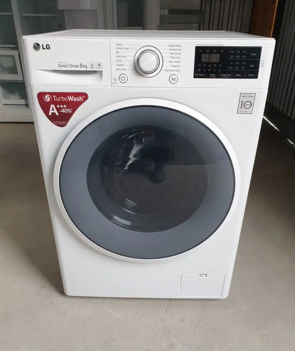 LG 7 кг TurboWash | Direct Drive | A+++ | тихая и надёжная — как новая