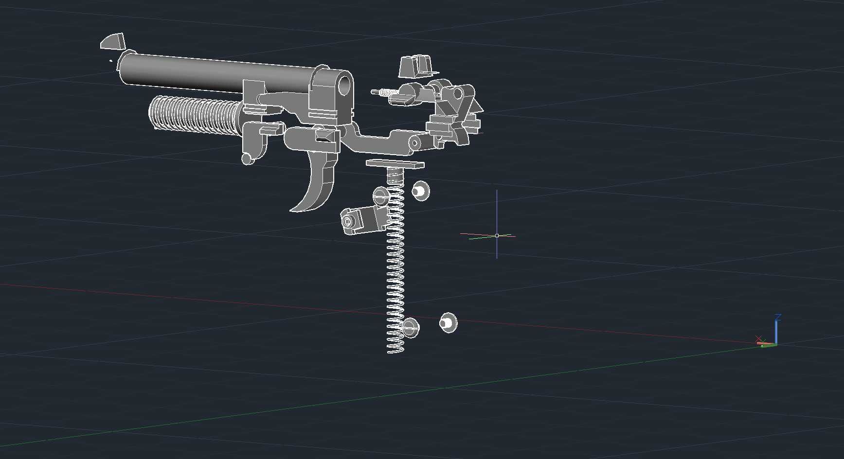 Beretta M9 - Proiect Autocad