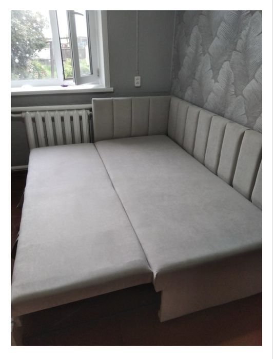 Детская кровать серый