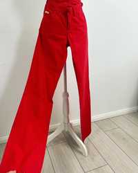 Pantaloni Calvin Klein dama rosii