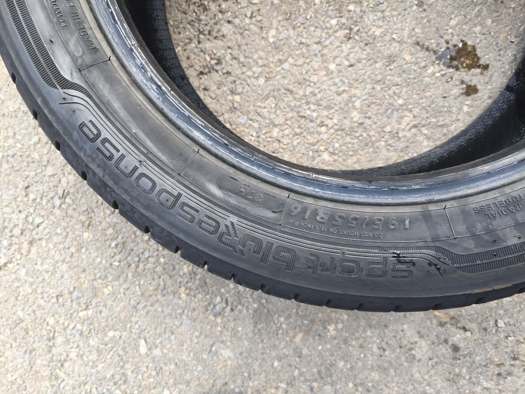 195/55/16" 4бр Dunlop sport blueresponse,dot4322,7mm