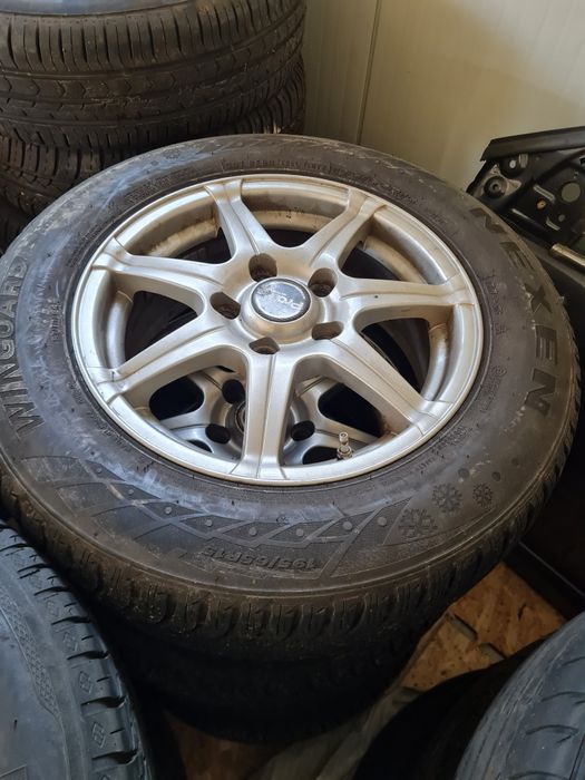 Jante megane 3 cu anvelope iarna 195 65 15