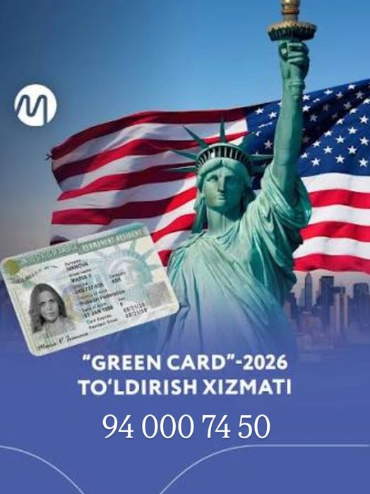 Green carta toldirish xizmati