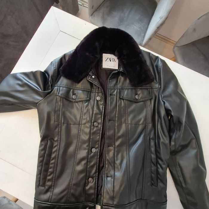 Мъжко кожено яке "ZARA "